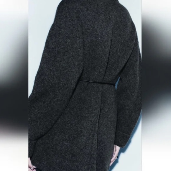 Zara Belted Cropped Wool Sweater - Picture 11 of 15